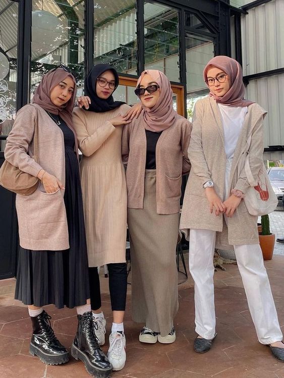 Outfit hijab semi store formal