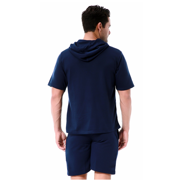 Hamlin Vincent Setelan Hoodie Pria Sweatshirt Set Casual Motif