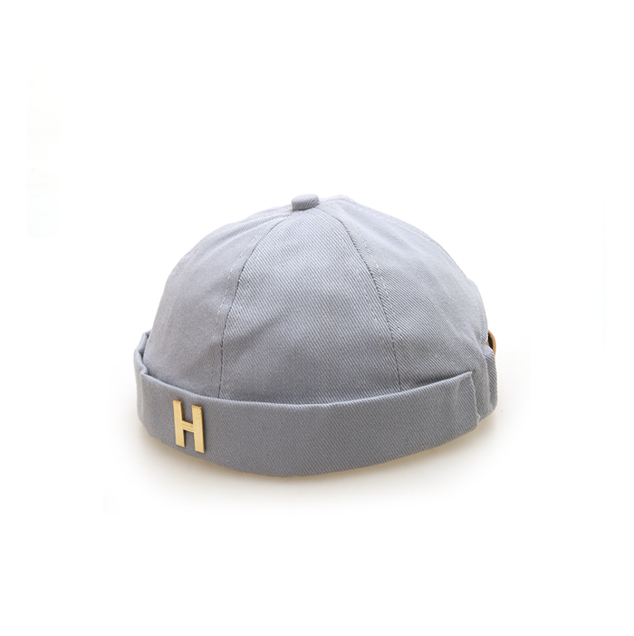Hamlin Kai Topi Peci Miki Hat Polos Pria Wanita Uniqe Design Material Cotton ORIGINAL Ligh Gray